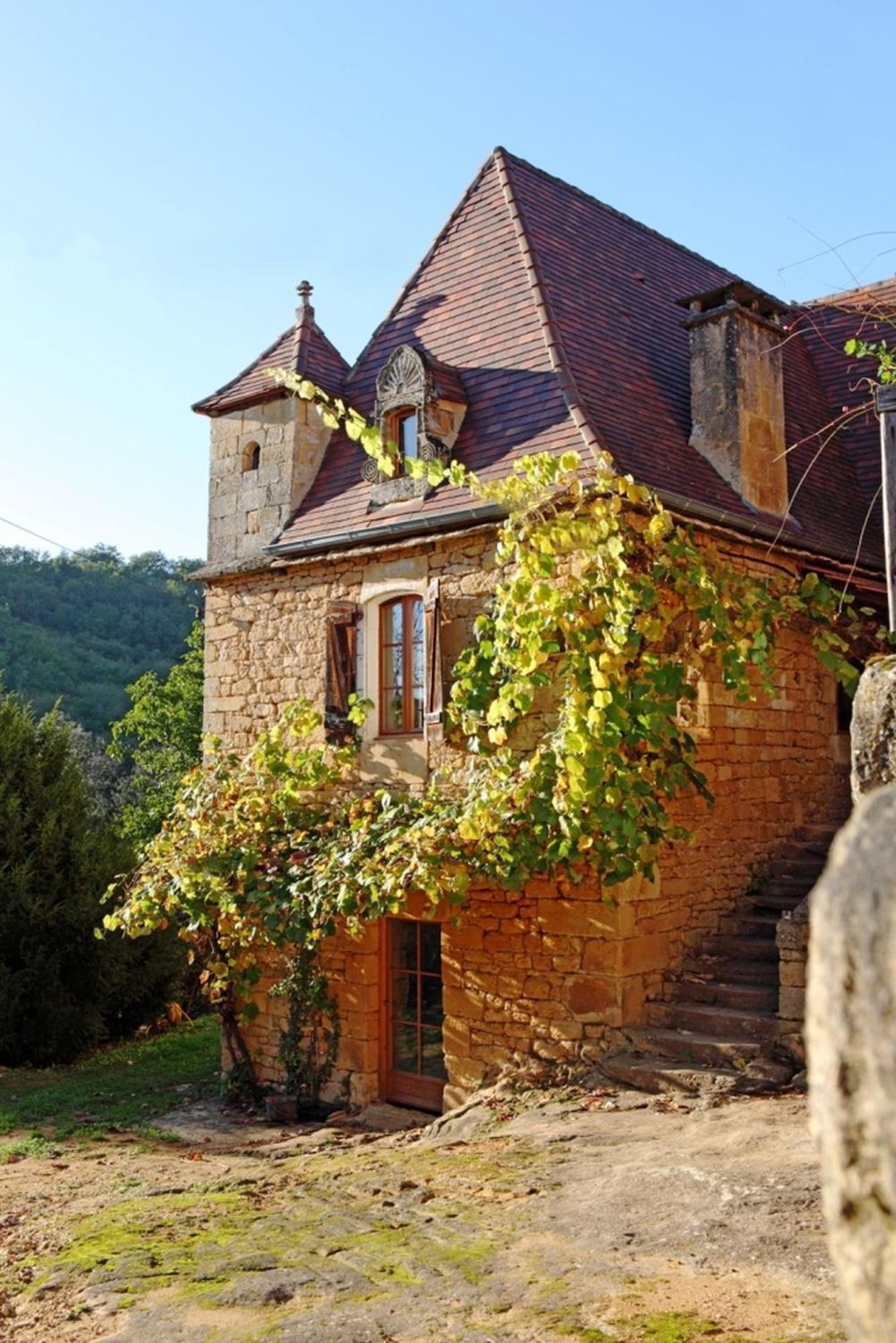 La Maison Bleue - Gîte de Charme Vitrac  Eksteriør billede
